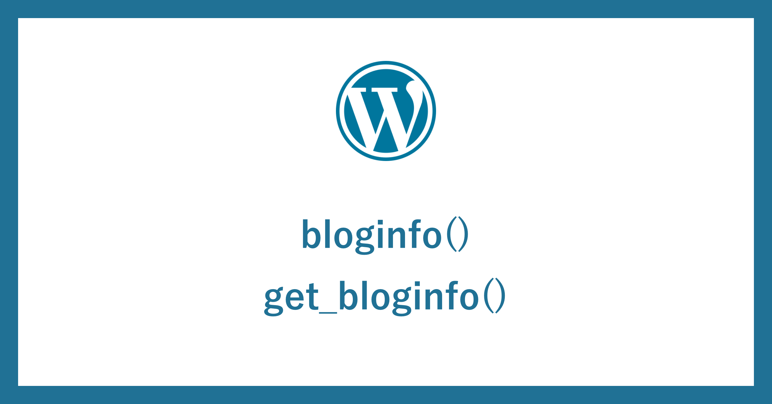 آموزش توابع bloginfo در وردپرس